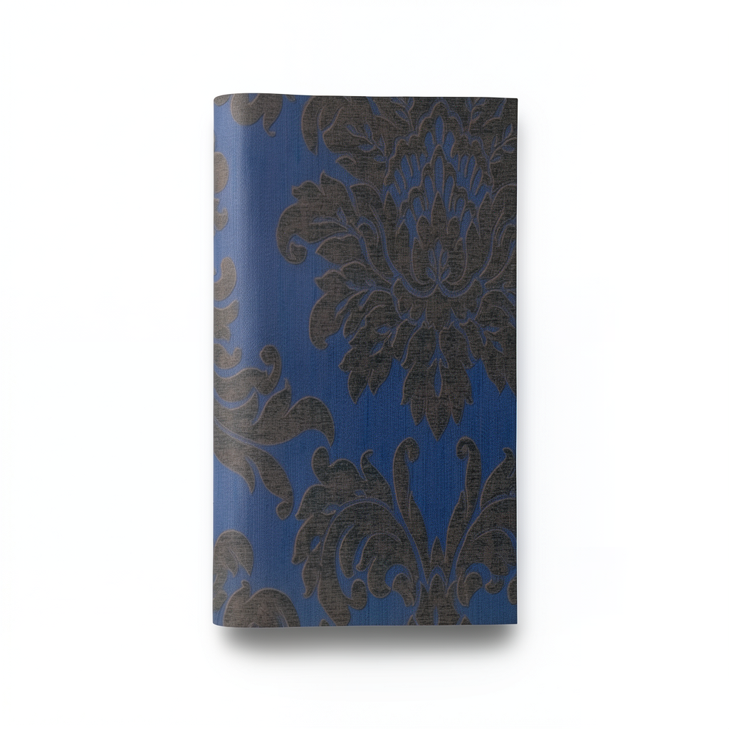 Classic Wallpaper Length 10m, Width 0.73m, Blue With Brown Color