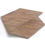 بلاط ارضيات بورسلان هندي 0.9×60×60 سم بني، موديل Evan