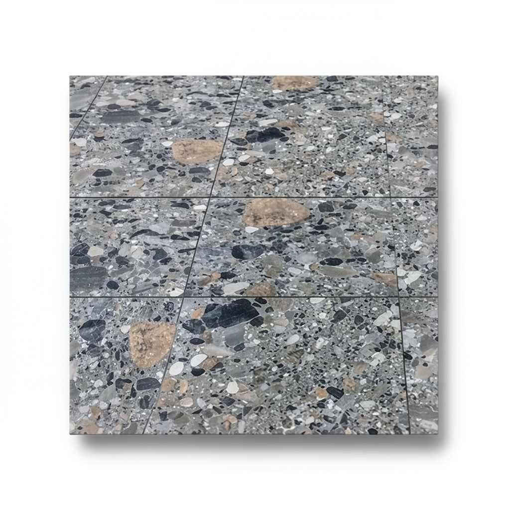 بلاط ارضيات بورسلان 0.9×60×60 سم لون رمادي موديل Gem