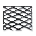 Hot Rolled Black Steel Expanded Metal Mesh Bahri 2 mm Thick 2.44 m Width 1 m Length