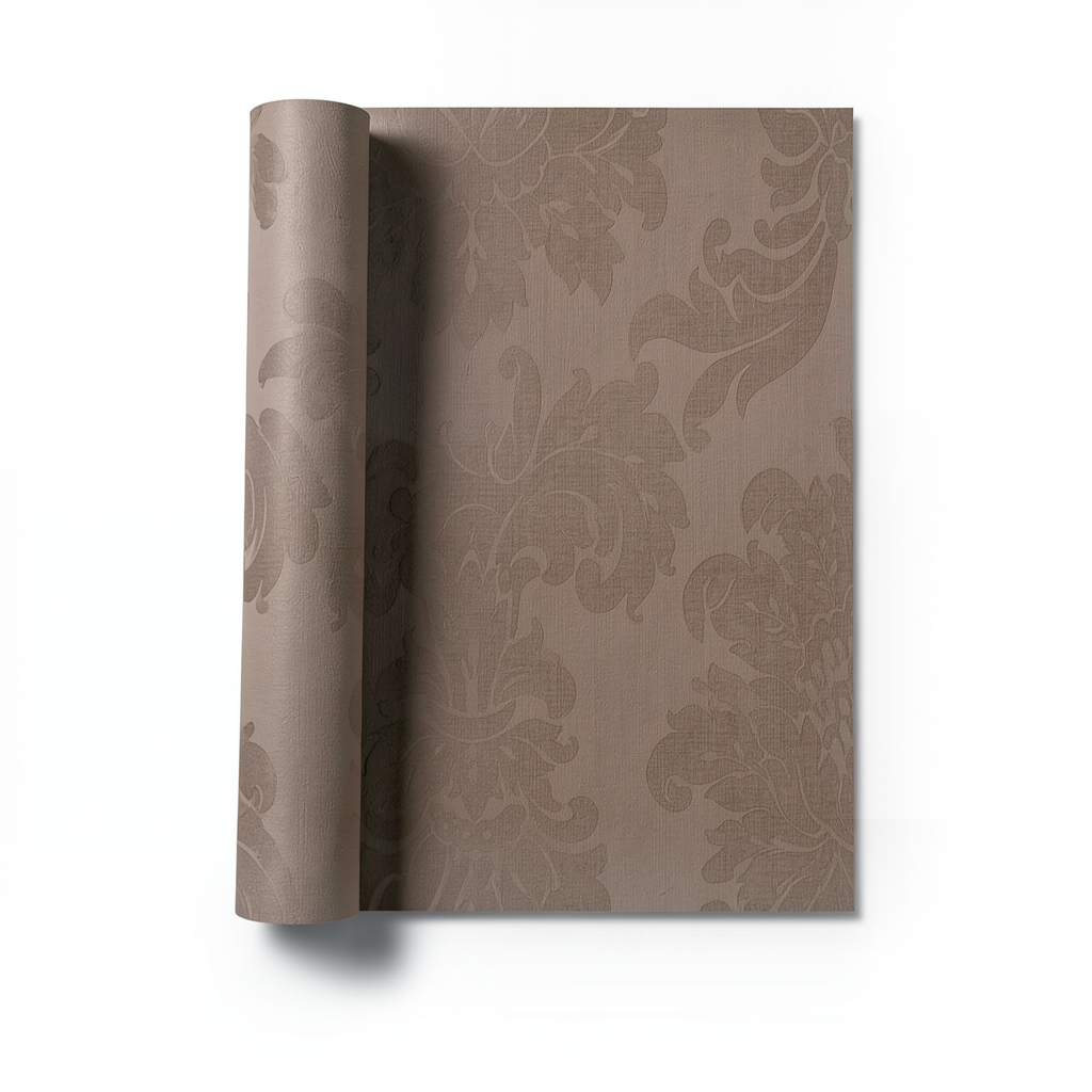 Classic Wallpaper 10m Length, 0.73m Width, Brown Color, Model 275002