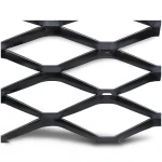 Hot Rolled Black Steel Expanded Metal Mesh Bahri 2.3 mm Thickness 2.44 m Width 1 m Length