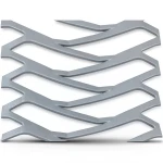 Hot Rolled Expanded Metal Sheet Flattened Momawaj Design Thickness 1.4 mm Size 1.22×2 meter