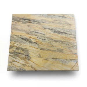 أرضيات بورسلان 80×160×0.9 سم، لون ذهبي، موديل Fiamma Gold