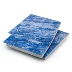 بورسلن أرضيات 80×160×0.9 سم، أزرق، موديل Royal Azul