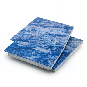 بورسلن أرضيات 80×160×0.9 سم، أزرق، موديل Royal Azul