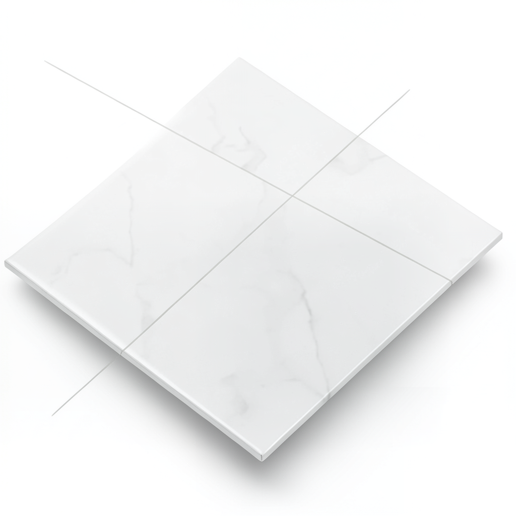 بلاط ارضيات بورسلان هندي 0.9×60×60 سم أبيض، موديل فيكتوريا