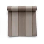 Italian Wallpaper Brown Color Striped Design, Size 10mx0.73m, Model 275010