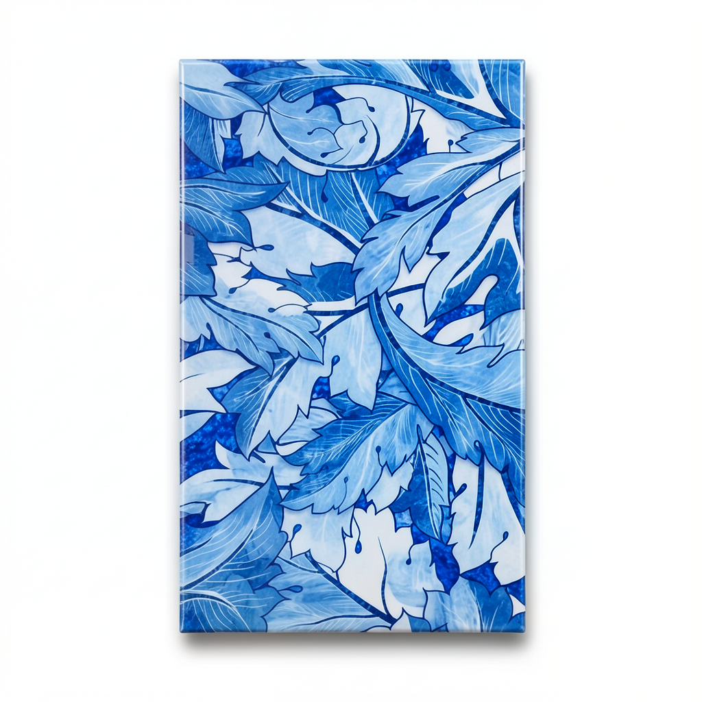 Polished Porcelain Floor Tiles 0.9×80×160 cm, Blue, Tropical Model