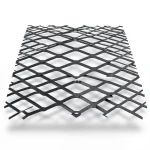 Hot Rolled Black Steel Expanded Metal Mesh Bahri 2 mm Thickness 2.44 m Width 2 m Length | Bait Al Tatawor
