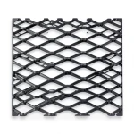 Hot Rolled Black Steel Expanded Metal Mesh Bahri 2.7 mm Thickness 2.44 m Width 2 m Length