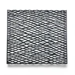 Hot Rolled Black Steel Expanded Metal Mesh Bahri 2 mm Thick 2.44 m Width 1 m Length