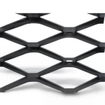 Hot Rolled Black Steel Expanded Metal Mesh Bahri 2.8 mm Thickness 2.44 m Width 3 m Length