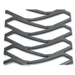 Hot Rolled Expanded Metal Sheet Flattened Momawaj Thickness 1.4 mm Size 1.22×6 meter