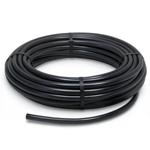 HDPE Polyethylene Plastic Coil Pipe 4 Bar Pressure PE 80, 110 mm OD, 2.7 mm Thickness, Black
