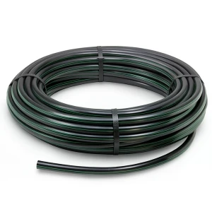 لفة أنابيب HDPE ضغط 4 بار PE 80 قطر خارجي 125 مم سماكة 3.1 مم لون أسود