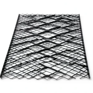 Hot Rolled Black Steel Expanded Metal Mesh 2 mm Thickness 2.44 m Width 3 m Length