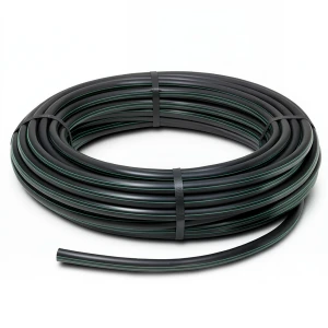 HDPE Polyethylene Coil Pipe PN 4 Bar PE 80, 140 mm OD, 3.5 mm Thickness, Black