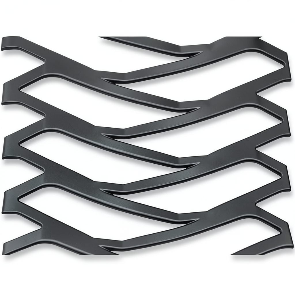 Hot Rolled Expanded Metal Mesh Momawaj Thickness 1.5 mm Size 1.22×5 meter