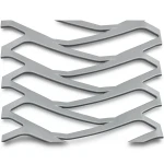 Hot Rolled Expanded Metal Momawaj Design Wire Diameter 1.5 mm Size 1.22×4 meter