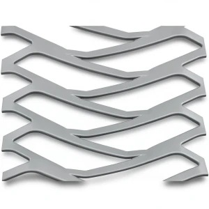 Hot Rolled Expanded Metal Momawaj Design Wire Diameter 1.5 mm Size 1.22×4 meter