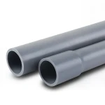 UPVC Pipes 2 Bar Pressure 400 mm Diameter 3.20 mm Thickness Gray