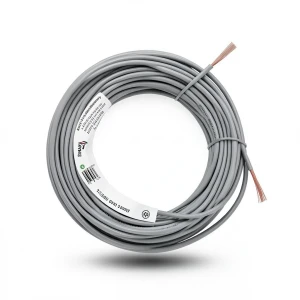 1.5 mm² Stranded Electrical Wire 450/750V Copper Conductor PVC Insulated 70°C Grey Color | Asharqiyah Cables Company for Industry