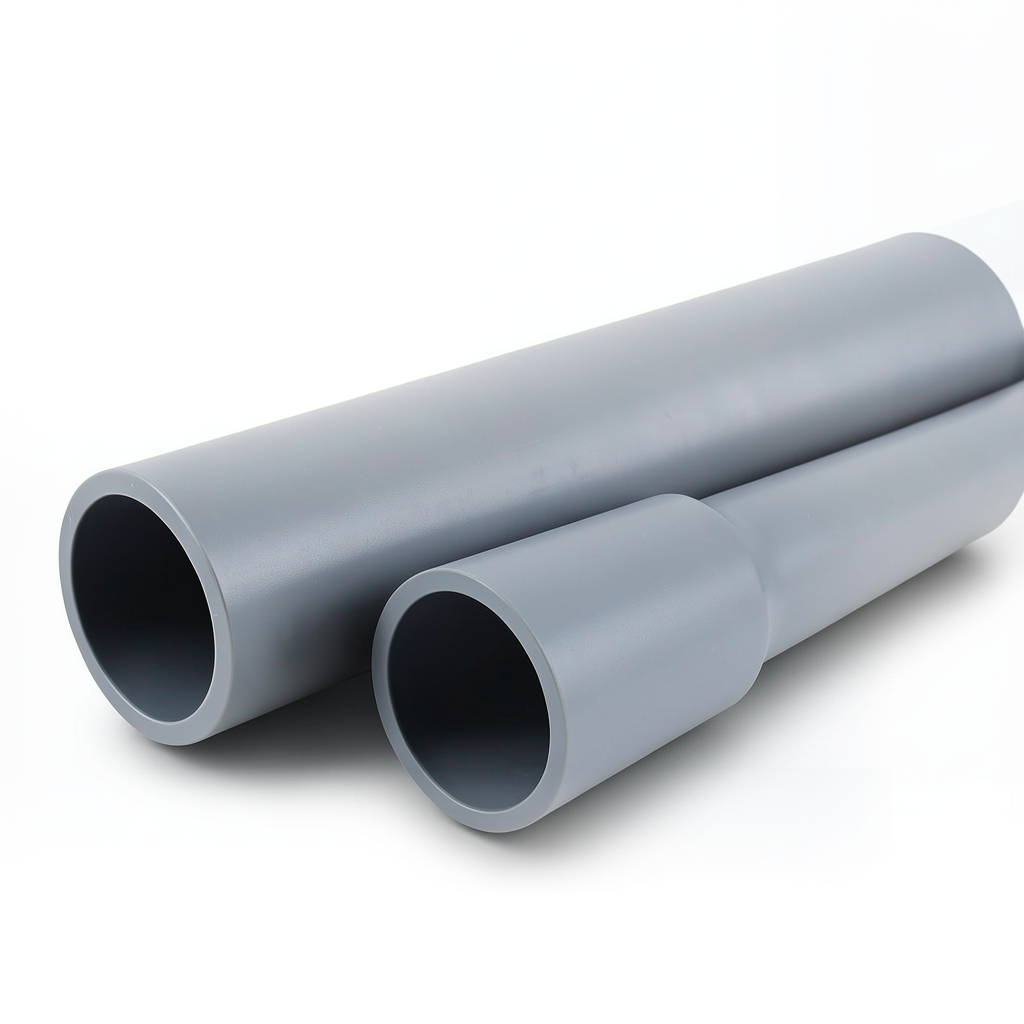 UPVC Pipes Nominal Pressure 4 Bar Outside Diameter 225 mm Thickness 4.50 mm Gray