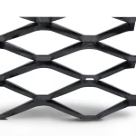Hot Rolled Black Steel Expanded Metal Mesh Bahri Thickness 1.7 mm Width 2.44 m Length 4 m