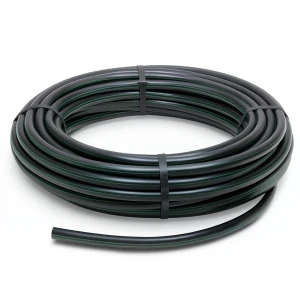 HDPE Coil Pipe 4 Bar Pressure PE 80 Outer Diameter 125 mm Thickness 3.1 mm Black