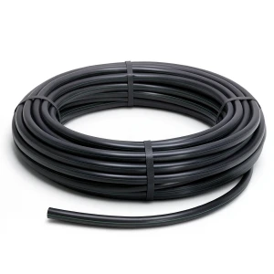 HDPE Polyethylene Coil Pipe PN 4 Bar PE 80, 140 mm OD, 3.5 mm Thickness, Black
