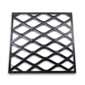 Hot Rolled Black Steel Expanded Metal Mesh Bahri Thickness 2.3 mm Width 2.44 m Length 4 m