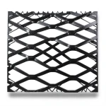 Bahri Hot Rolled Black Steel Expanded Metal Mesh 2.8mm x 2.44m x 4m - Bait Al Tatawor