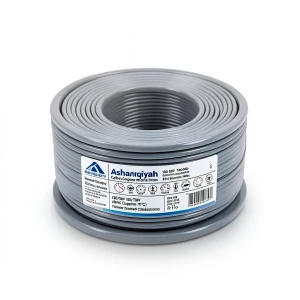 سلك كهرباء نحاس مجدول 120 مم²، 450/750 فولت، عازل PVC 70°C، لون رمادي | شركة كابلات الشرقية للصناعة