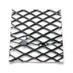 Hot Rolled Black Steel Expanded Metal Mesh Bahri 1.7 mm Thickness 5 m Length 2.44 m Width