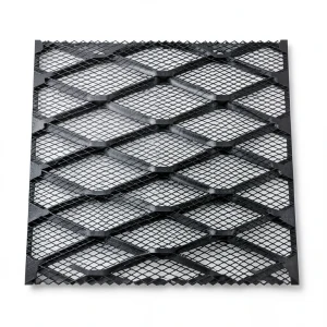 Hot Rolled Black Steel Expanded Metal Mesh Bahri 1.8 mm Thickness 2.44 m Width 5 m Length