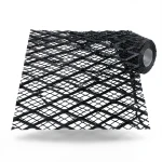 Hot Rolled Black Steel Expanded Metal Mesh Bahri 2 mm Thickness 2.44 m Width 5 m Length