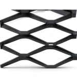 Hot Rolled Black Steel Expanded Metal Mesh Bahri 2.8 mm Thickness 2.44 m Width 5 m Length
