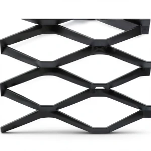 Hot Rolled Black Steel Expanded Metal Mesh Bahri 2.8 mm Thickness 2.44 m Width 5 m Length