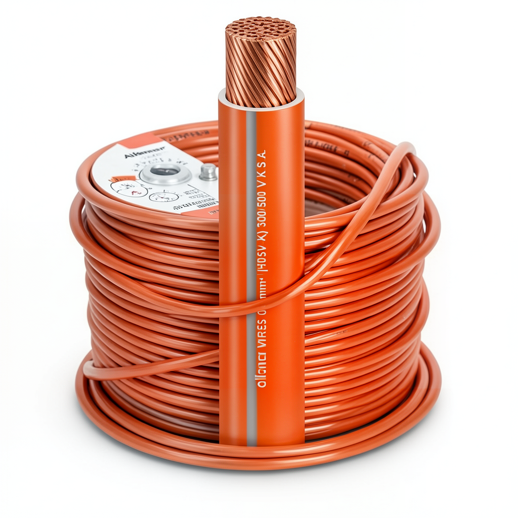 Alfanar 35 mm2 Wire 450/750V Flexible Copper Conductor PVC Insulation 300ft Coil | Al Fanar