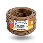 سلك كهرباء مجدول 150 مم² 450/750 فولت، موصل نحاس، معزول PVC 70°C لون بني | شركة كابلات الشرقية للصناعة