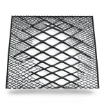 Hot Rolled Black Steel Expanded Metal Mesh Bahri 1.8 mm Thickness 2.44 m Width 6 m Length