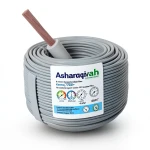 سلك كهرباء مجدول 4 مم² 450/750 فولت، موصل نحاس، معزول PVC لون رمادي | شركة كابلات الشرقية للصناعة