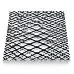 Bahri Hot Rolled Expanded Steel Mesh 2.3mm Black 2.44m x 6m by Bait Al Tatawor