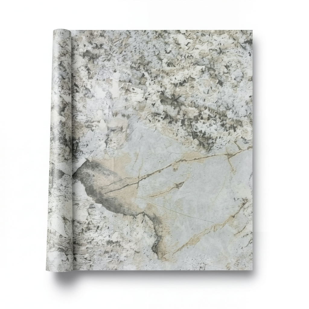 Marble Wallpaper Gray Color 10m x 1.06m, Model 085603