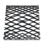 Hot Rolled Black Steel Expanded Metal Mesh Bahri Thickness 1.7 mm Width 2.44 m Length 4 m