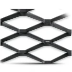 Hot Rolled Black Steel Expanded Metal Mesh Bahri Thickness 2.3 mm Width 2.44 m Length 4 m
