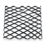 Hot Rolled Black Steel Expanded Metal Mesh Bahri 1.8 mm Thickness 2.44 m Width 5 m Length