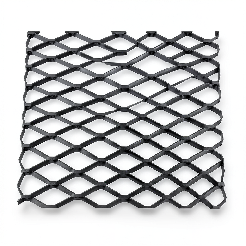 Hot Rolled Black Steel Expanded Metal Mesh Bahri 1.8 mm Thickness 2.44 m Width 5 m Length