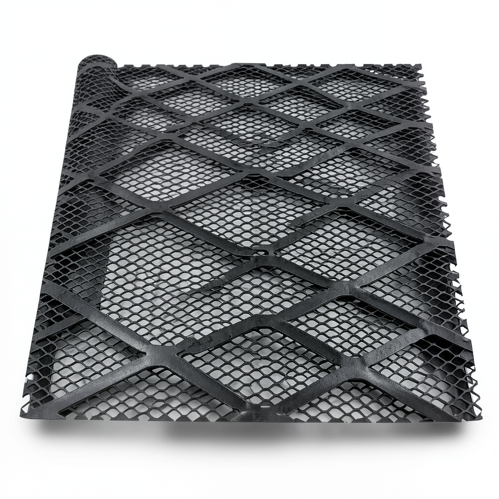Hot Rolled Black Steel Expanded Metal Mesh Bahri 2 mm Thickness 2.44 m Width 5 m Length